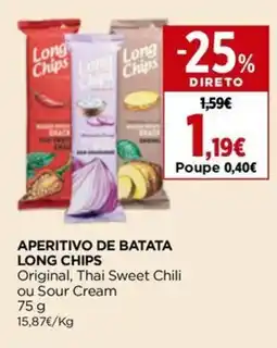 Supercor Aperitivo de batata long chips promoção