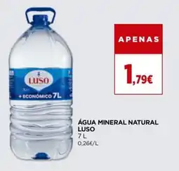 Supercor Água mineral natural luso promoção
