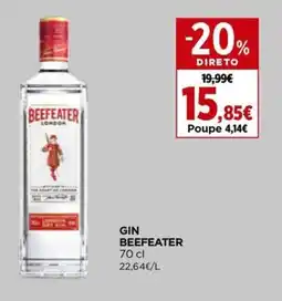 Supercor Gin beefeater promoção