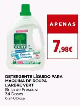 Supercor Detergente líquido para máquina de roupa l'arbre vert promoção