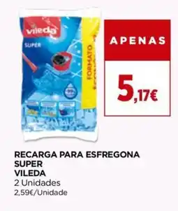 Supercor Recarga para esfregona super vileda promoção