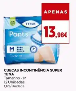 Supercor Cuecas incontinência super tena promoção
