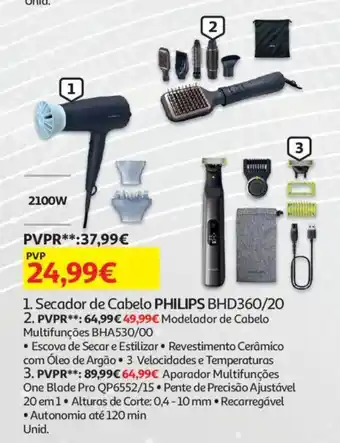 Secador de Cabelo PHILIPS BHD360/20