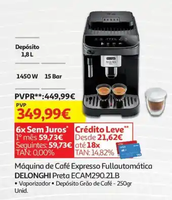 Máquina de Café Expresso Fullautomática DELONGHI Preta ECAM290.21.B