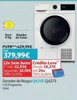 Auchan Secador de Roupa QLIVE Q.6273 promoção