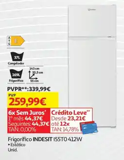 Auchan Frigorífico INDESIT 155TO 412W promoção