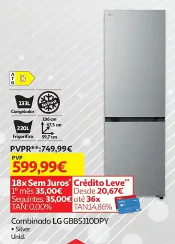 Auchan Combinado LG GBBSJ1ODPY promoção