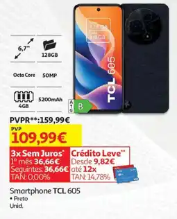 Auchan Smartphone TCL 605 promoção