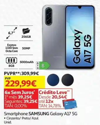 Auchan Smartphone SAMSUNG Galaxy A17 5G promoção