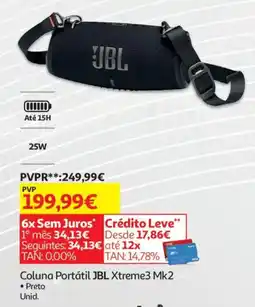 Auchan Coluna Portátil JBL Xtreme3 Mk2 promoção
