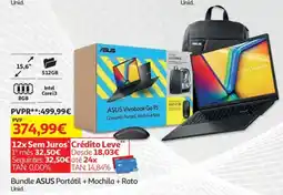 Auchan Bundle ASUS Portátil + Mochila + Rato promoção