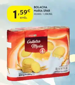 Spar Bolacha maria spar promoção