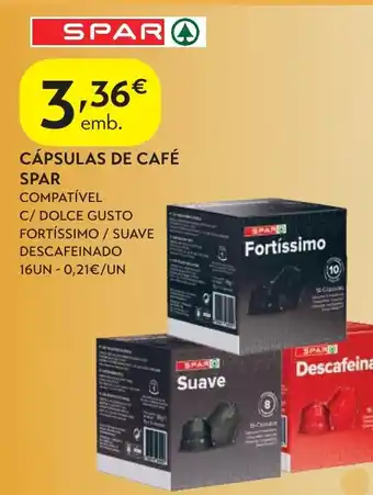 Cápsulas de café spar