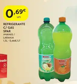 Spar Refrigerante c/ gás spar promoção