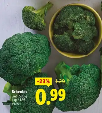 Lidl Brócolos promoção