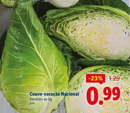 Lidl Couve-coração Nacional promoção