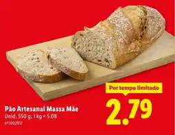 Lidl Pão Artesanal Massa Mãe Unid. promoção