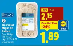 Lidl Três Velas Migas de Paloco promoção