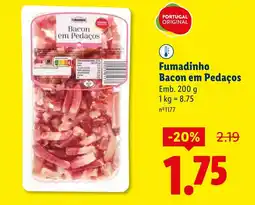 Lidl Fumadinho Bacon em Pedaços promoção
