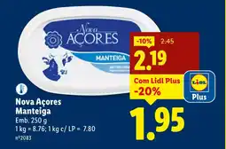 Lidl Nova Açores Manteiga promoção