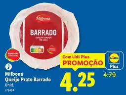 Lidl Milbona Queijo Prato Barrado promoção