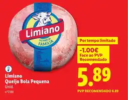 Lidl Limiano Queijo Bola Pequena promoção