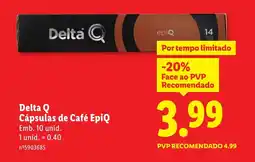 Lidl Delta Q Cápsulas de Café EpiQ promoção