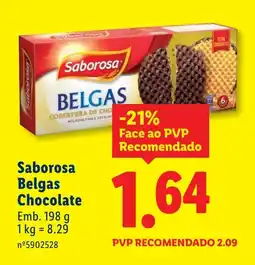 Lidl Saborosa Belgas Chocolate promoção