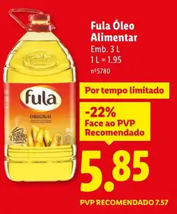 Lidl Fula Óleo Alimentar promoção