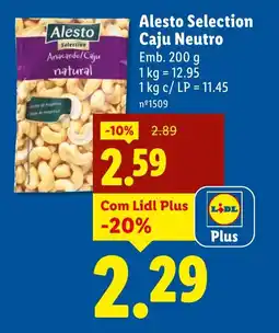 Lidl Alesto Selection Caju Neutro promoção