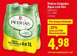 Lidl Pedras Salgadas Água com Gás promoção