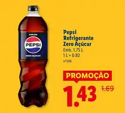 Lidl Pepsi Refrigerante Zero Açúcar promoção