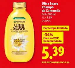 Lidl Ultra Suave Champô de Camomila promoção