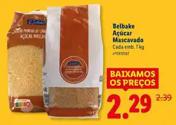 Lidl Belbake Açúcar Mascavado Cada promoção