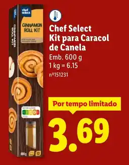 Lidl Chef Select Kit para Caracol de Canela promoção