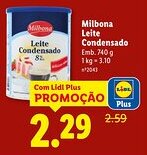Lidl Milbona Leite Condensado promoção