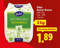 Lidl Sidul Açúcar Branco promoção