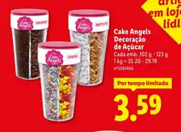 Lidl Cake Angels Decoração de Açúcar promoção