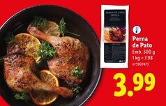 Lidl Perna de Pato promoção