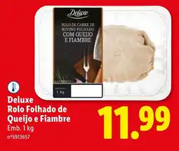 Lidl Deluxe Rolo Folhado de Queijo e Fiambre promoção