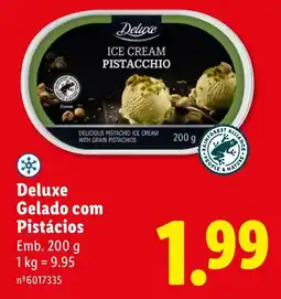 Lidl Deluxe Gelado com Pistácios promoção