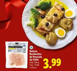 Lidl Deluxe Bochechas de Pescada do Chile promoção