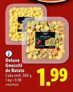 Lidl Deluxe Gnocchi de Batata Cada promoção