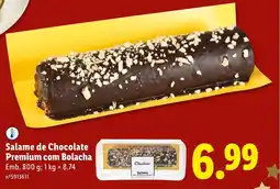 Lidl Salame de Chocolate Premium com Bolacha promoção