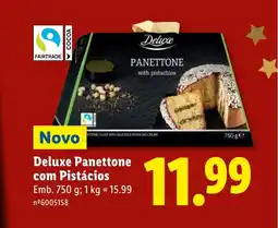 Lidl Deluxe Panettone com Pistácios promoção