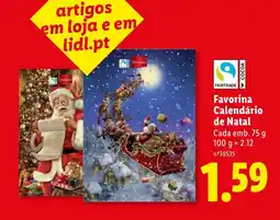 Lidl Favorina Calendário de Natal promoção