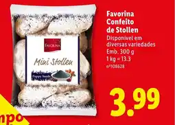 Lidl Favorina Confeito de Stollen promoção