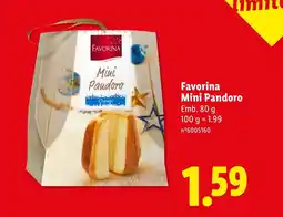 Lidl Favorina Mini Pandoro promoção