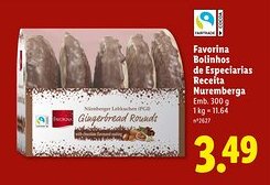 Lidl Favorina Bolinhos de Especiarias Receita Nuremberga promoção
