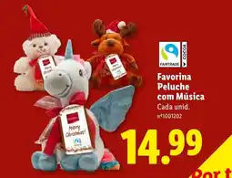 Lidl Favorina Peluche com Música promoção